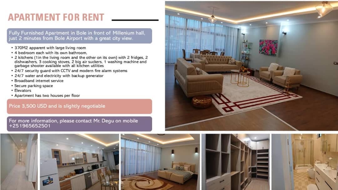Apartment for Rent — Bole , 700 ETB/mo